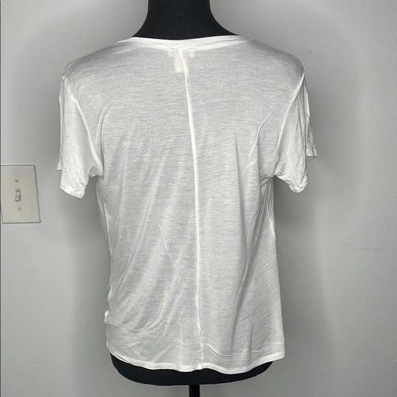 HINGE White Knot Front Women's Top - Picture 3 of 10